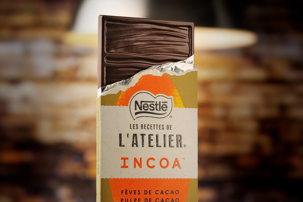 nestle, incoa cocoa fruit bar